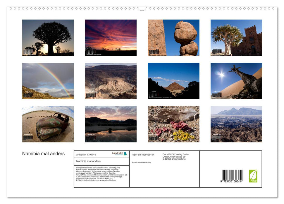 Namibia mal anders (CALVENDO Premium Wandkalender 2025)