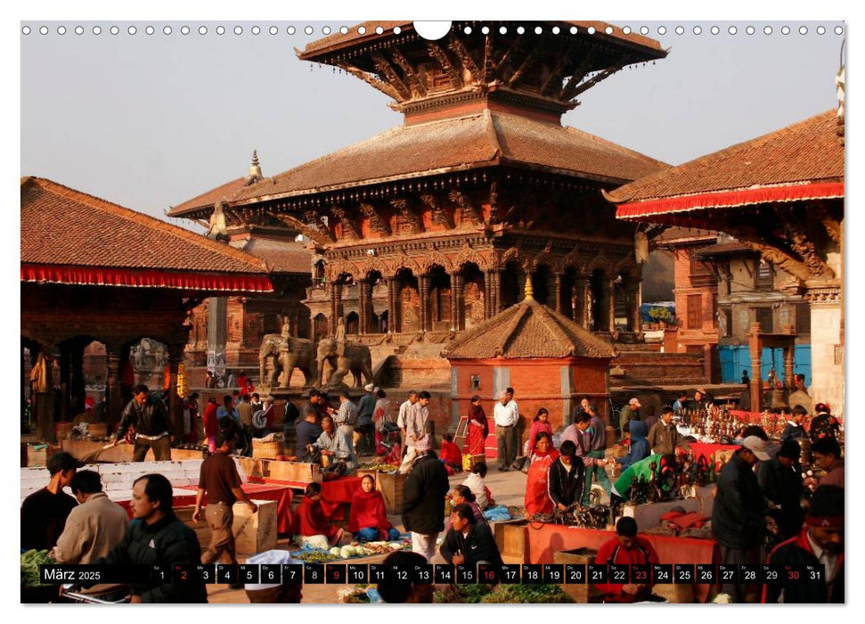 Nepal - Kathmandutal (CALVENDO Wandkalender 2025)