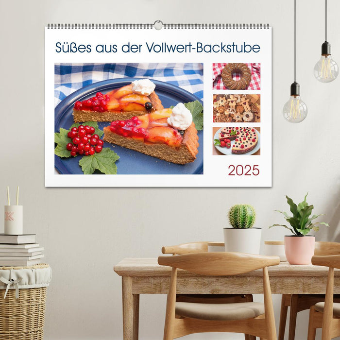 Süßes aus der Vollwert-Backstube 2025 (CALVENDO Wandkalender 2025)