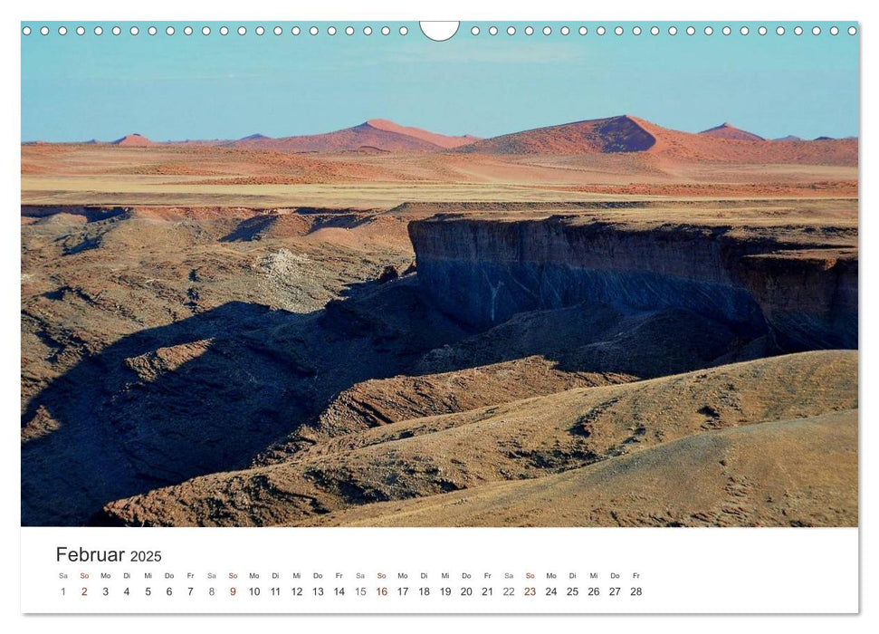 Namibia von oben (CALVENDO Wandkalender 2025)