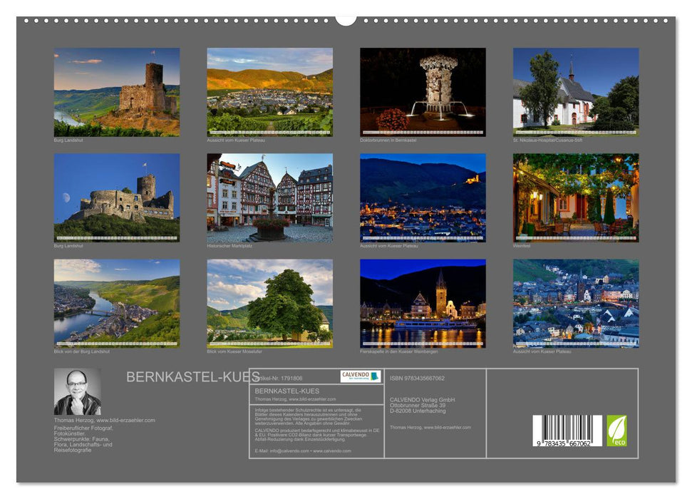 BERNKASTEL-KUES (CALVENDO Premium Wandkalender 2025)