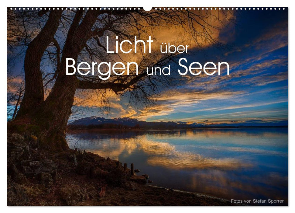 Licht über Bergen und Seen (CALVENDO Wandkalender 2025)