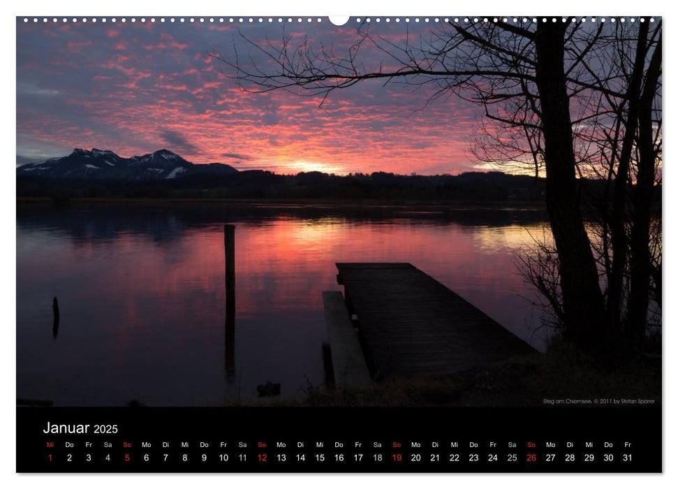 Licht über Bergen und Seen (CALVENDO Wandkalender 2025)