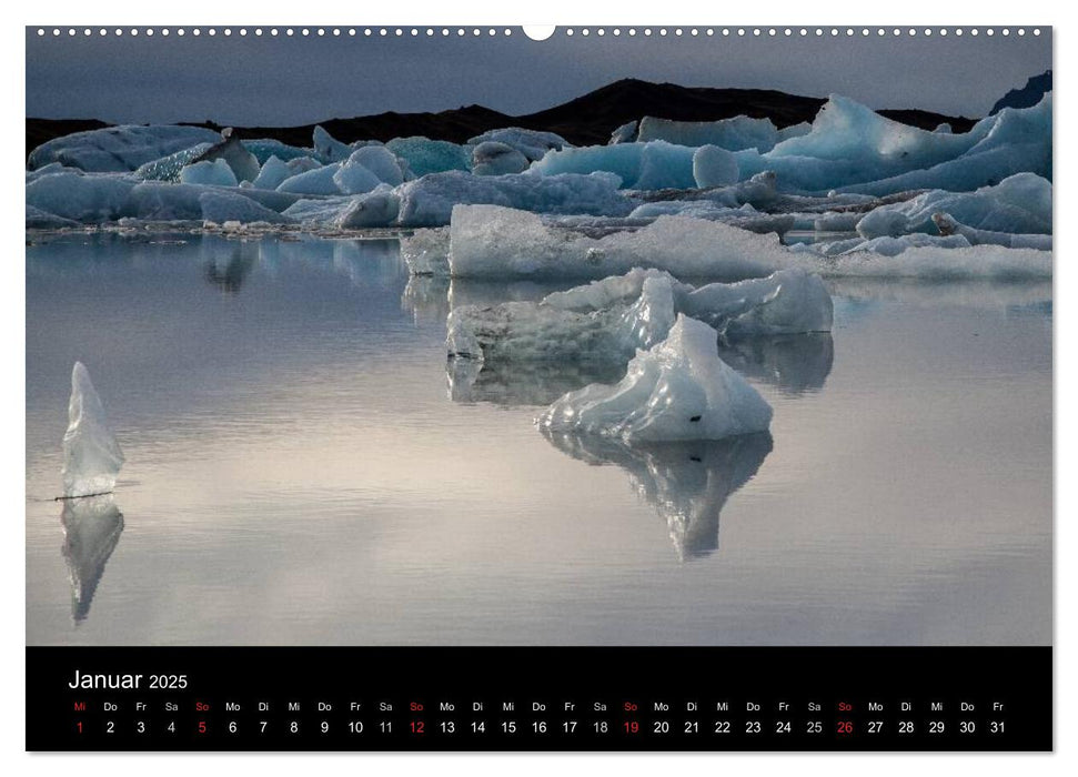 Island - Iceland - Ísland (CALVENDO Premium Wandkalender 2025)