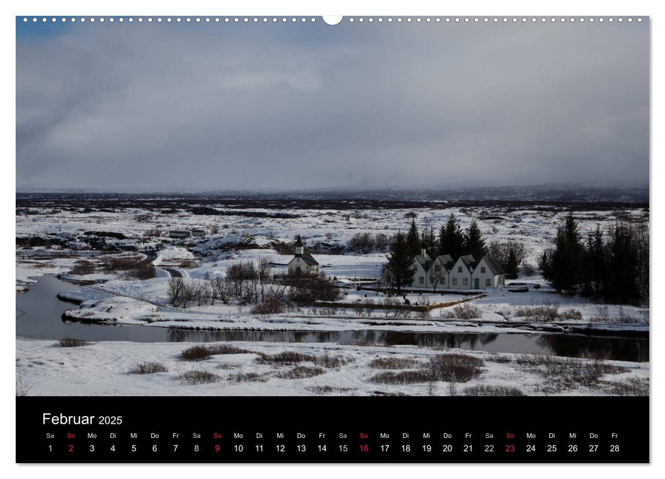 Island - Iceland - Ísland (CALVENDO Premium Wandkalender 2025)