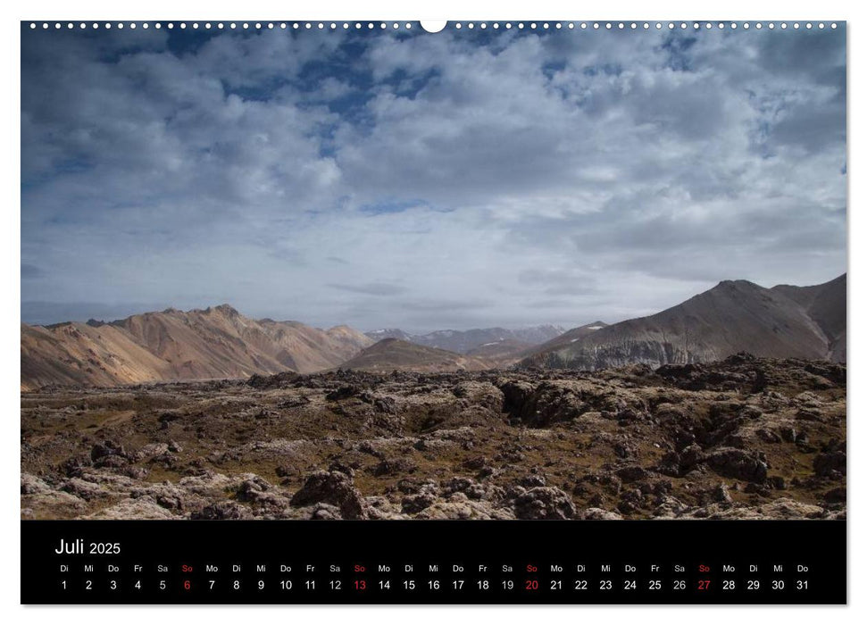 Island - Iceland - Ísland (CALVENDO Premium Wandkalender 2025)