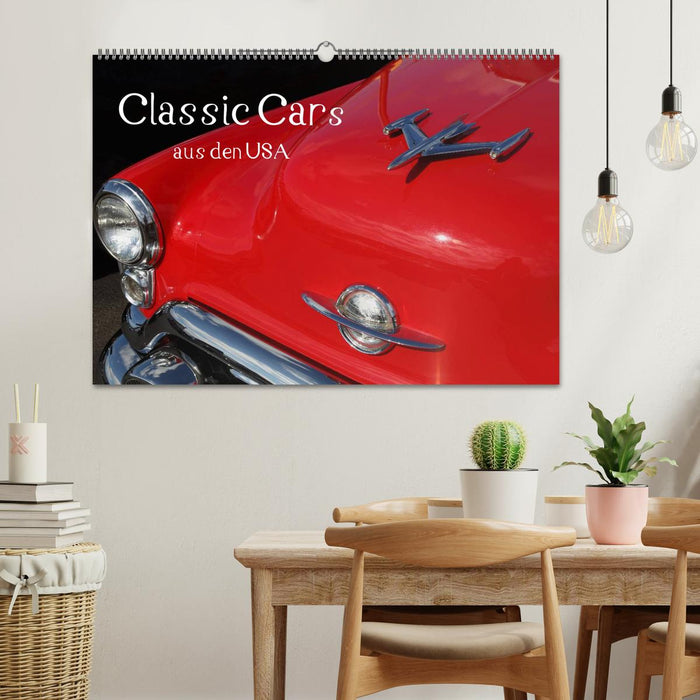 Classic Cars aus den USA (CALVENDO Wandkalender 2025)