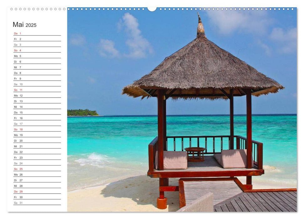 Malediven (CALVENDO Premium Wandkalender 2025)