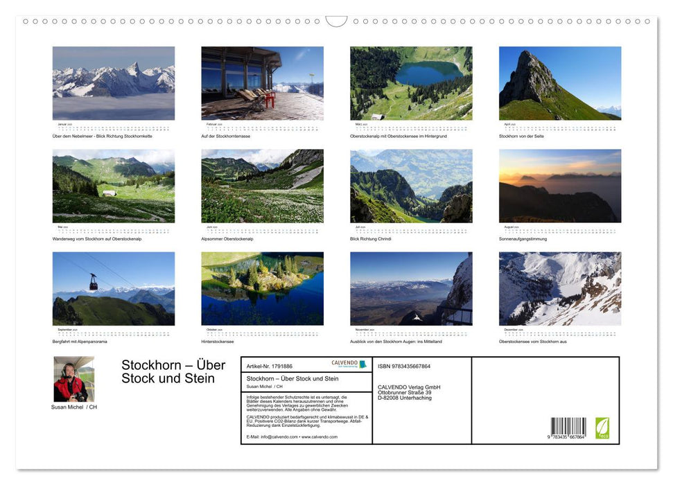 Stockhorn – Über Stock und Stein (CALVENDO Wandkalender 2025)