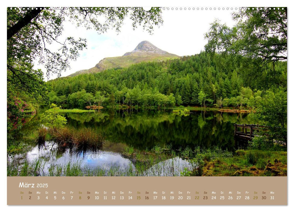 Schottische Highlands (CALVENDO Premium Wandkalender 2025)