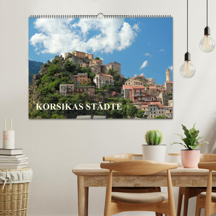 Korsikas Städte (CALVENDO Wandkalender 2025)