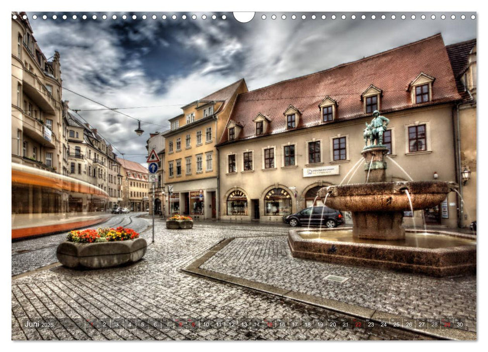 Halle an der Saale - Stadtansichten 2025 (CALVENDO Wandkalender 2025)