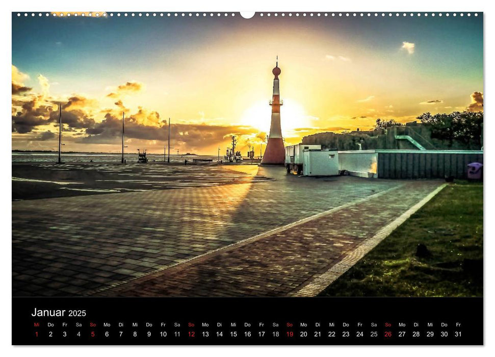 Bremerhaven - Blickpunkte (CALVENDO Premium Wandkalender 2025)