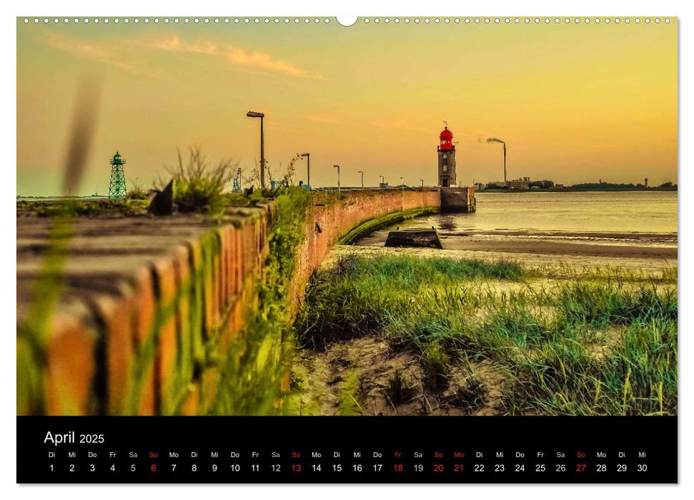 Bremerhaven - Blickpunkte (CALVENDO Premium Wandkalender 2025)