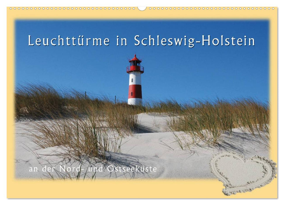 Leuchttürme Schleswig-Holsteins (CALVENDO Wandkalender 2025)
