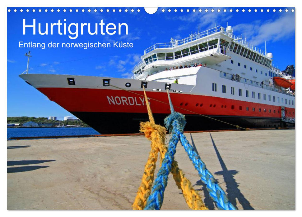 Hurtigruten - Entlang der norwegischen Küste (CALVENDO Wandkalender 2025)