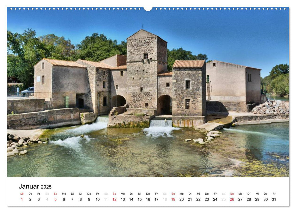 Languedoc-Roussillon - unter der Sonne des Midi (CALVENDO Wandkalender 2025)