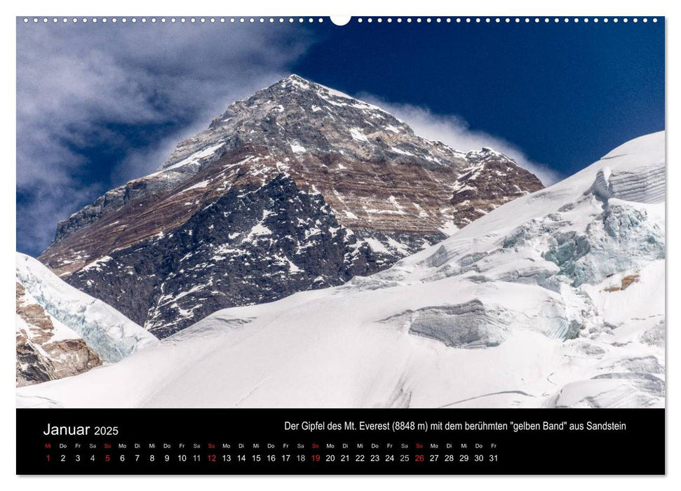 Everest-Nationalpark (CALVENDO Premium Wandkalender 2025)