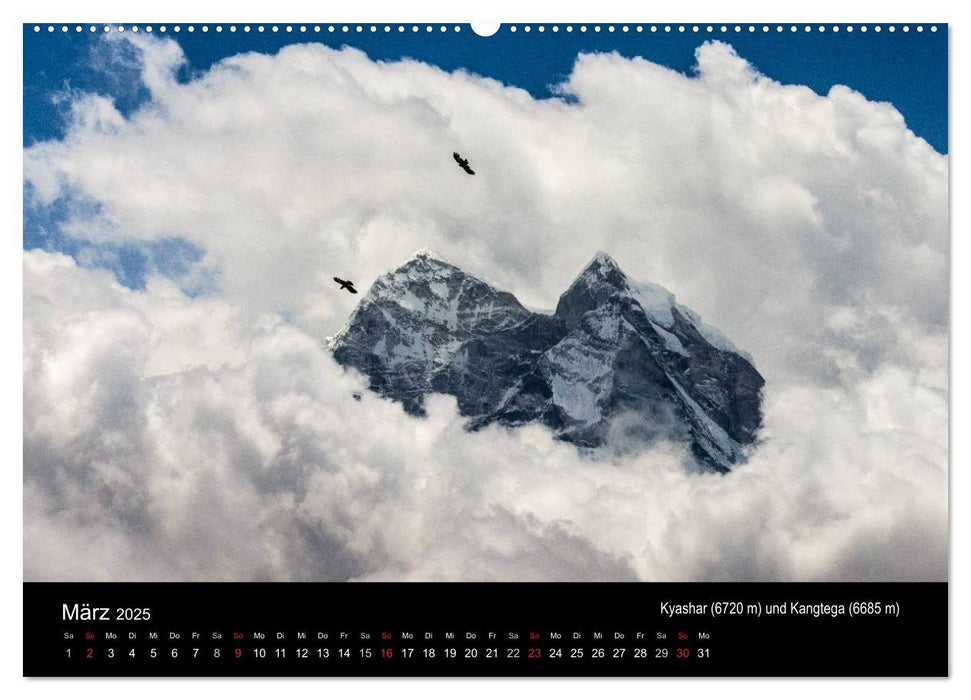 Everest-Nationalpark (CALVENDO Premium Wandkalender 2025)