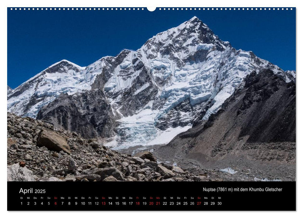 Everest-Nationalpark (CALVENDO Premium Wandkalender 2025)