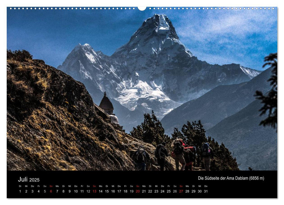 Everest-Nationalpark (CALVENDO Premium Wandkalender 2025)
