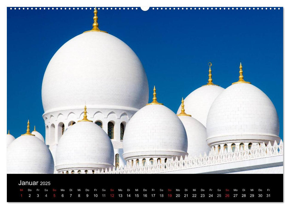 Dubai, Abu Dhabi und UAE 2025 (CALVENDO Premium Wandkalender 2025)