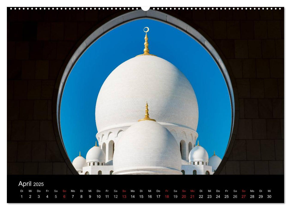 Dubai, Abu Dhabi und UAE 2025 (CALVENDO Premium Wandkalender 2025)