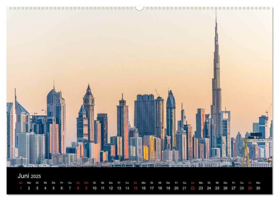 Dubai, Abu Dhabi und UAE 2025 (CALVENDO Premium Wandkalender 2025)