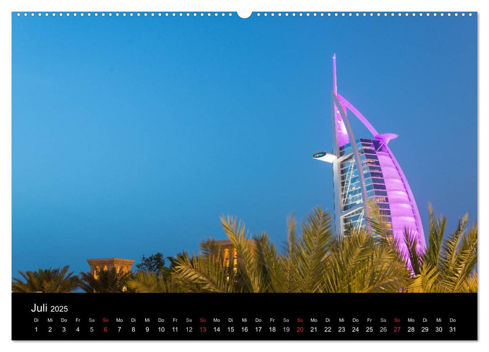 Dubai, Abu Dhabi und UAE 2025 (CALVENDO Premium Wandkalender 2025)