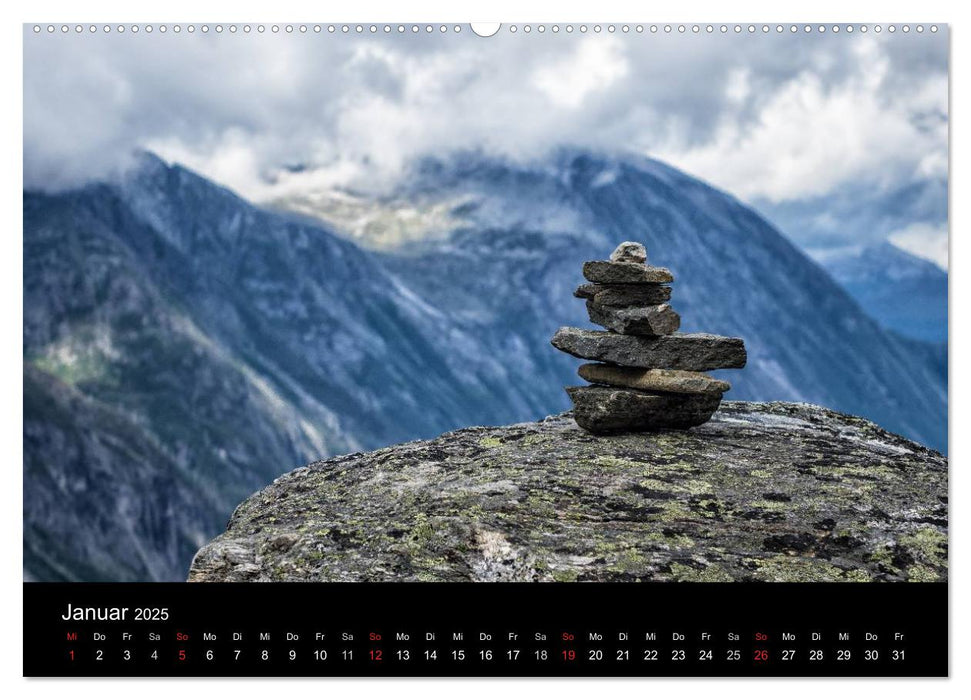 Norwegen - Unterwegs im Land der Berge, Trolle und Fjorde (CALVENDO Premium Wandkalender 2025)