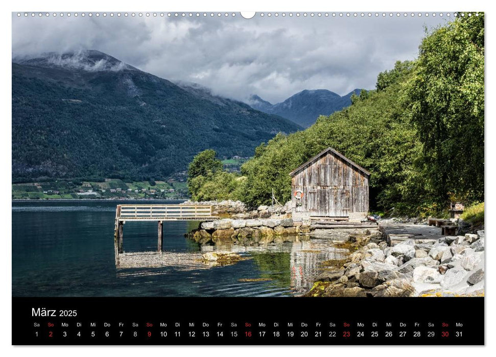 Norwegen - Unterwegs im Land der Berge, Trolle und Fjorde (CALVENDO Premium Wandkalender 2025)