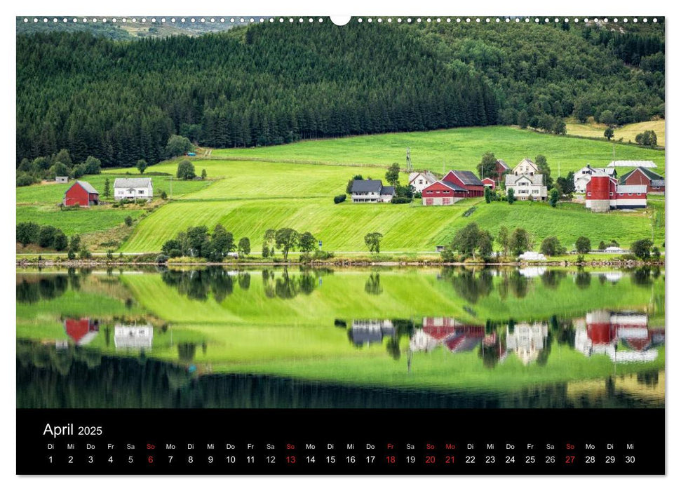 Norwegen - Unterwegs im Land der Berge, Trolle und Fjorde (CALVENDO Premium Wandkalender 2025)