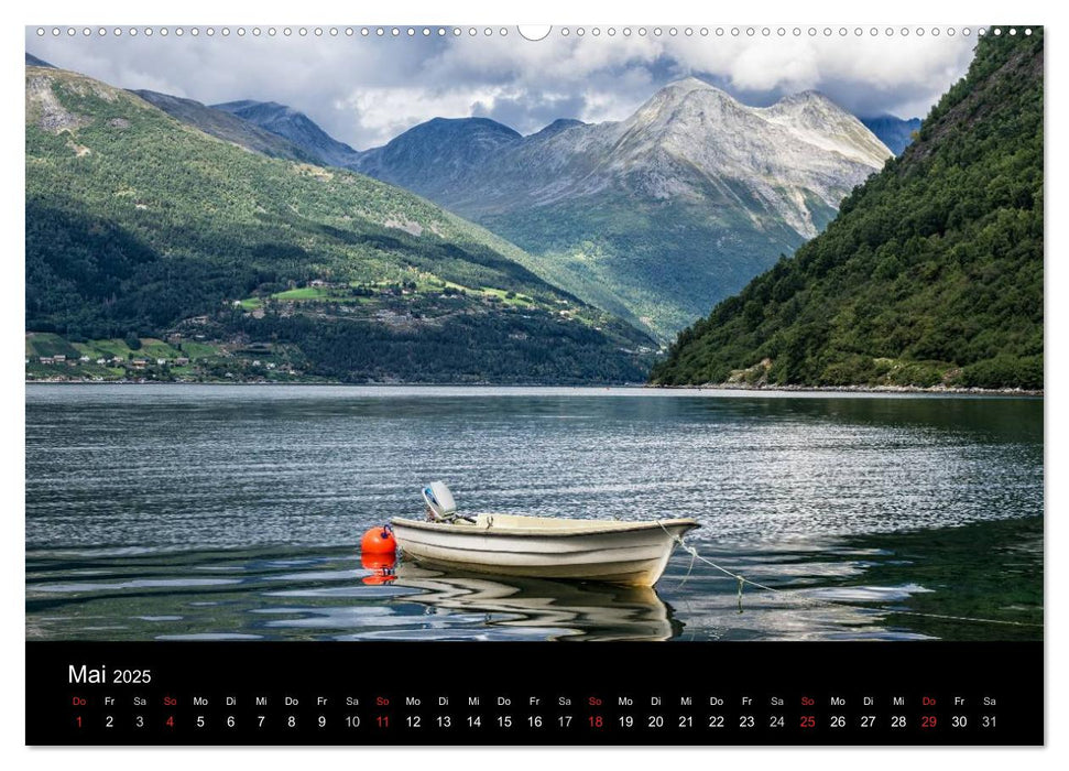 Norwegen - Unterwegs im Land der Berge, Trolle und Fjorde (CALVENDO Premium Wandkalender 2025)