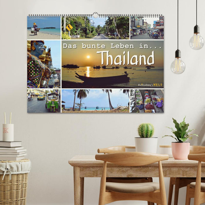 Das bunte Leben in Thailand (CALVENDO Wandkalender 2025)