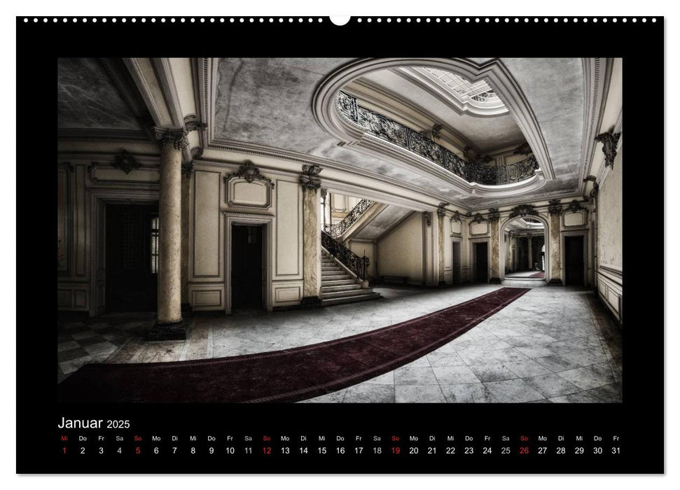 Lost Places - vergessene orte vergessener glanz (CALVENDO Premium Wandkalender 2025)