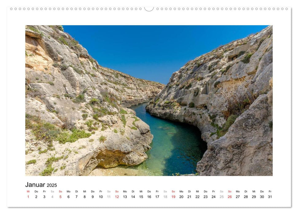 Magisches Malta und Gozo (CALVENDO Premium Wandkalender 2025)