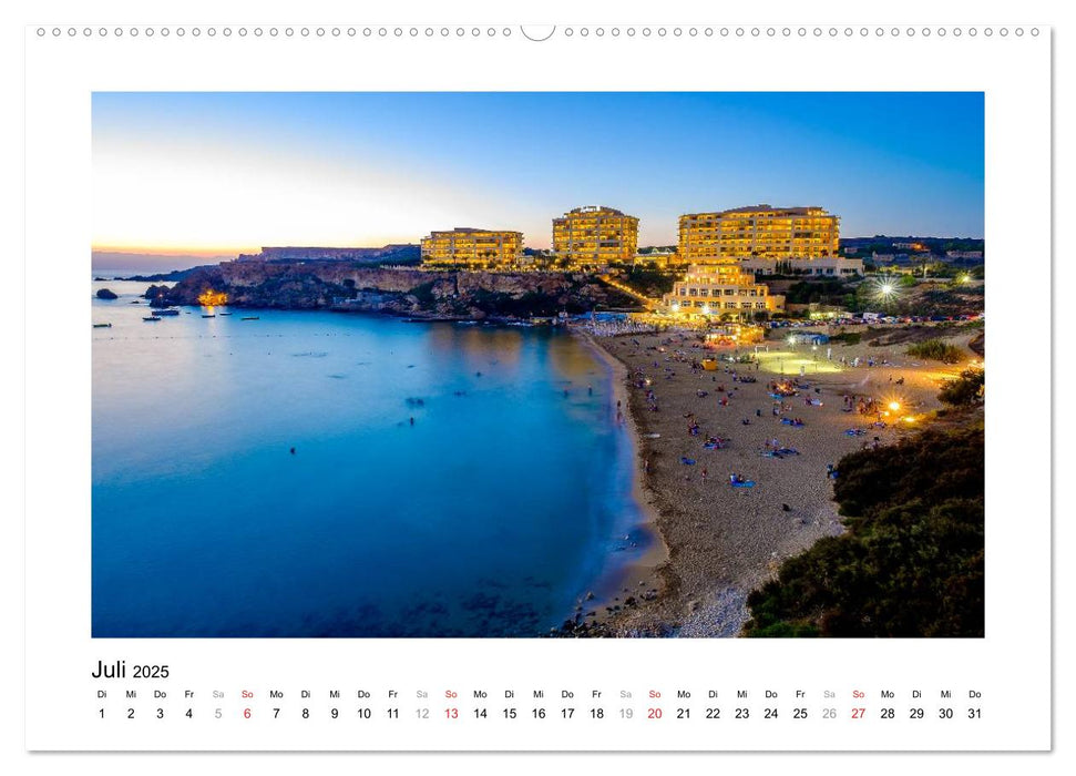 Magisches Malta und Gozo (CALVENDO Premium Wandkalender 2025)