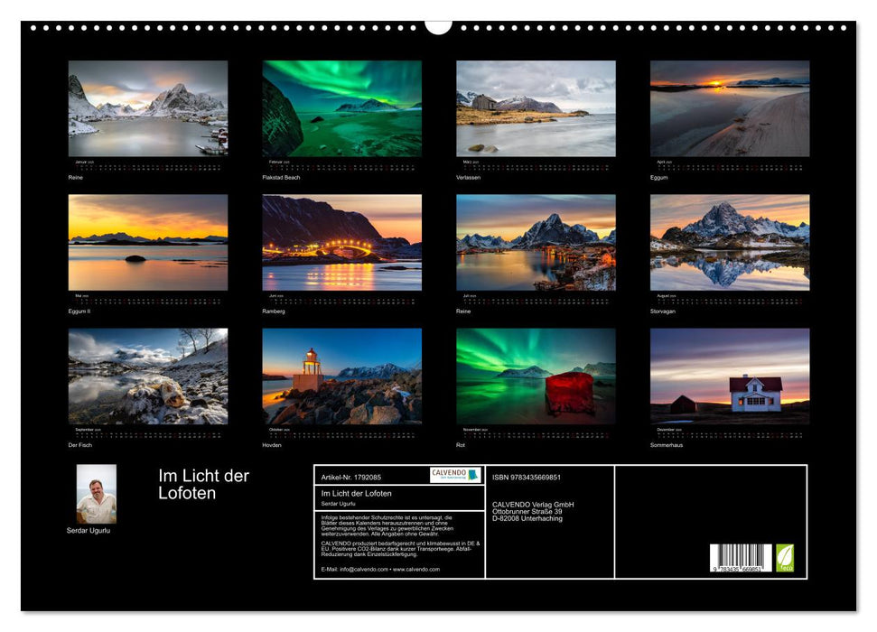 Im Licht der Lofoten (CALVENDO Wandkalender 2025)