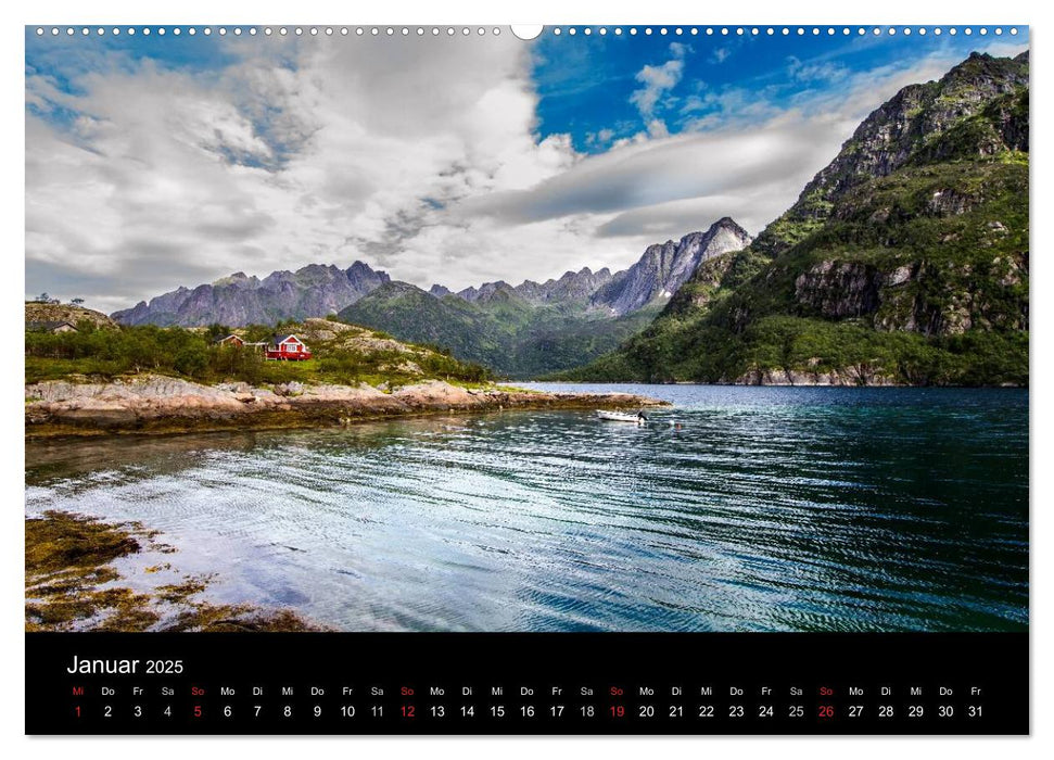 Die Lofoten - Norwegen von seiner besten Seite (CALVENDO Premium Wandkalender 2025)