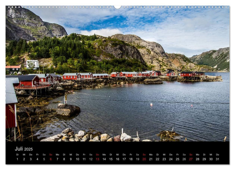 Nördliches Norwegen (CALVENDO Premium Wandkalender 2025)