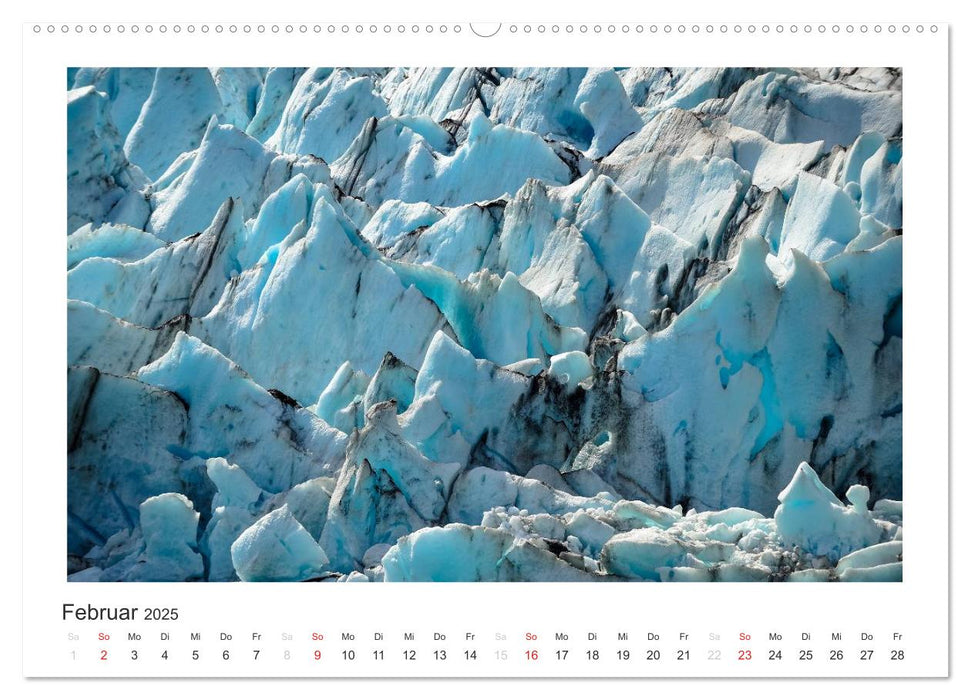 ALASKA Gletscher EIS (CALVENDO Premium Wandkalender 2025)