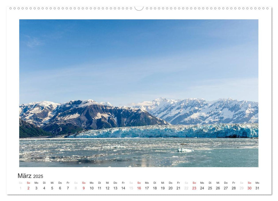 ALASKA Gletscher EIS (CALVENDO Premium Wandkalender 2025)