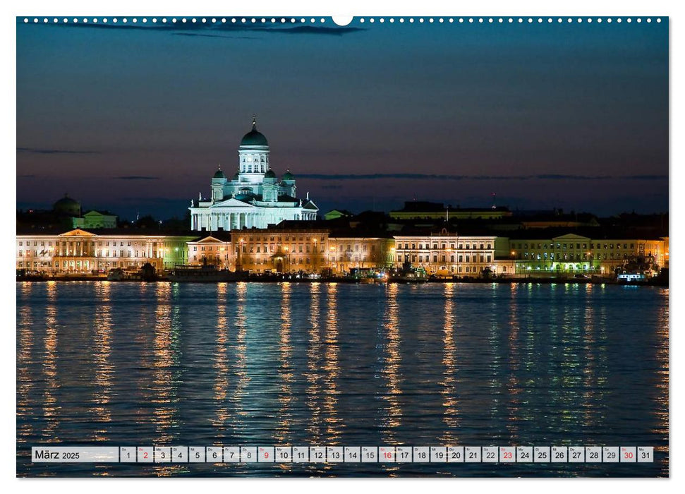 Big City Lights - Metropolen im Lichterglanz (CALVENDO Premium Wandkalender 2025)