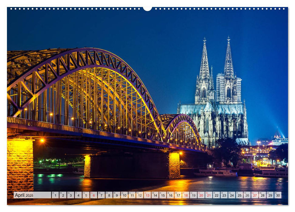 Big City Lights - Metropolen im Lichterglanz (CALVENDO Premium Wandkalender 2025)