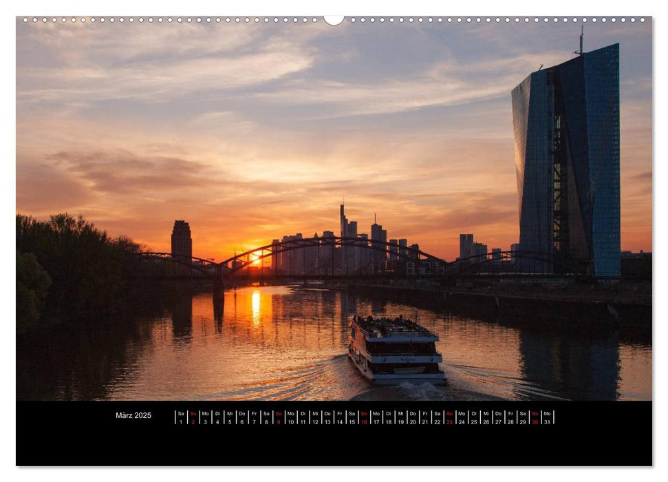 Frankfurt (CALVENDO Premium Wandkalender 2025)