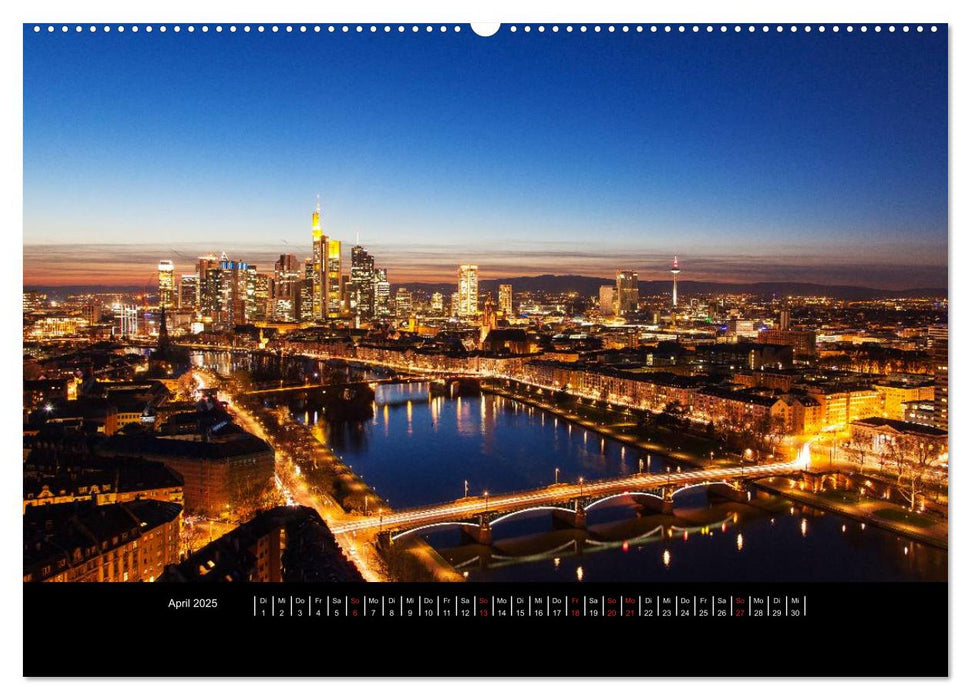 Frankfurt (CALVENDO Premium Wandkalender 2025)