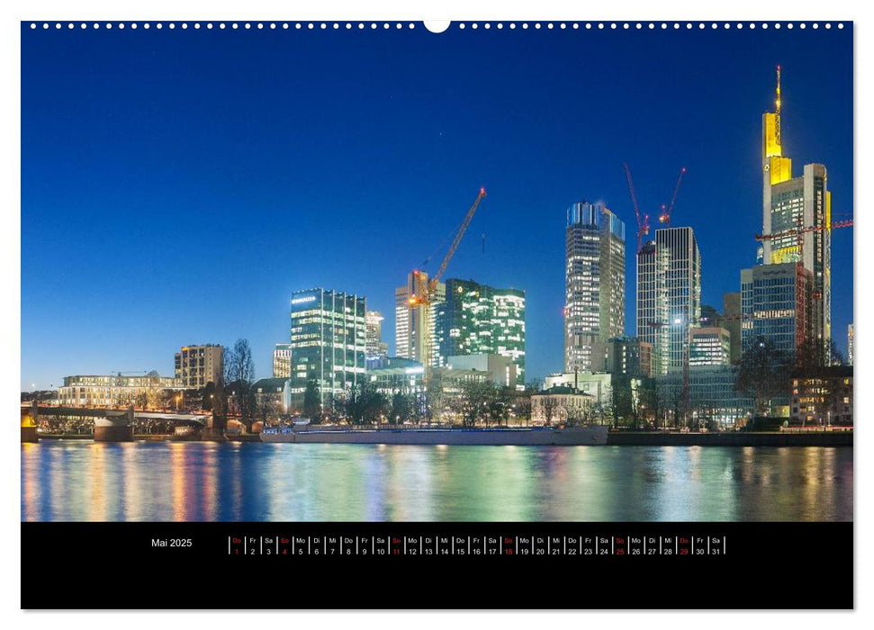 Frankfurt (CALVENDO Premium Wandkalender 2025)