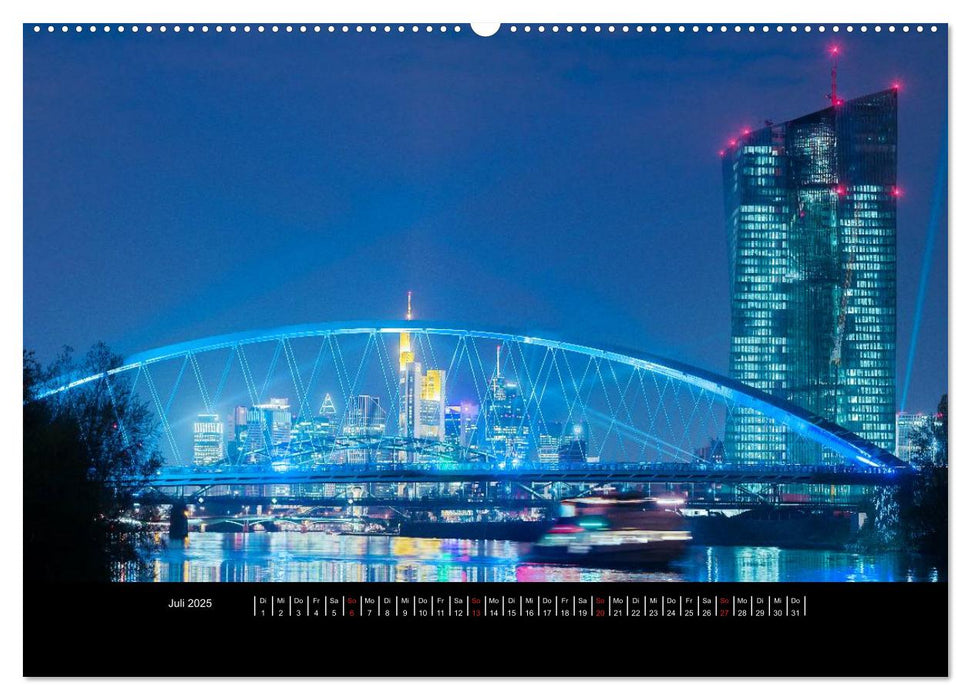 Frankfurt (CALVENDO Premium Wandkalender 2025)