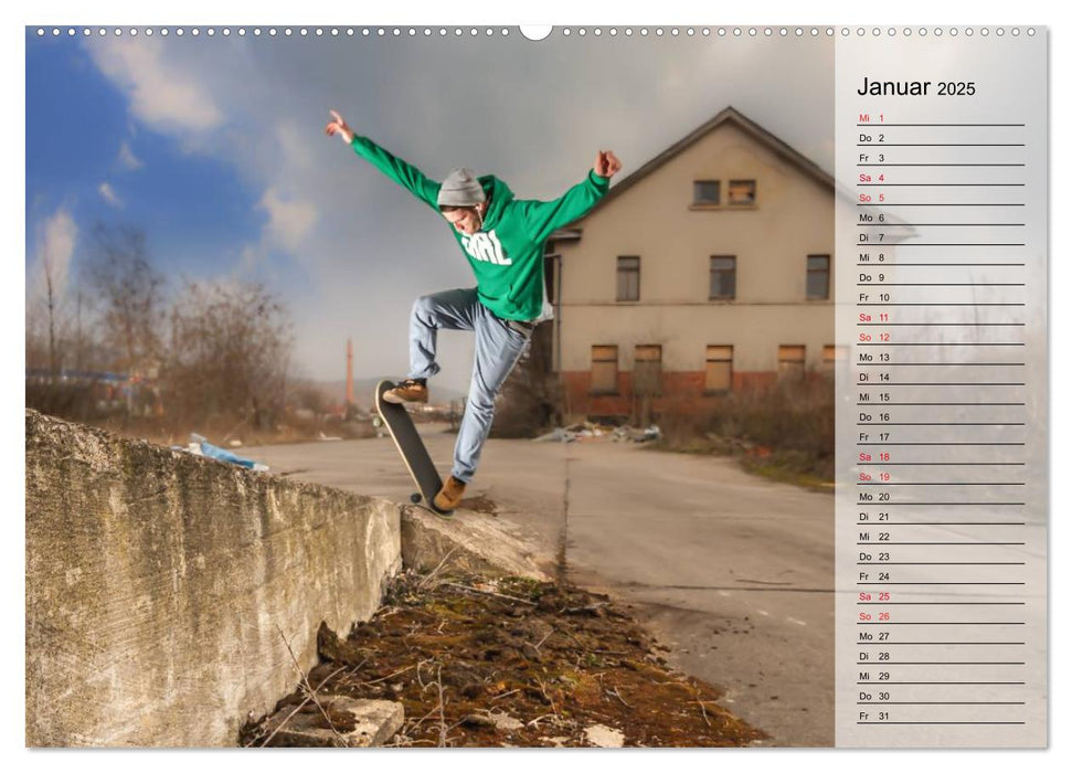 IT's Skateboarding - Style auf der Straße (CALVENDO Premium Wandkalender 2025)