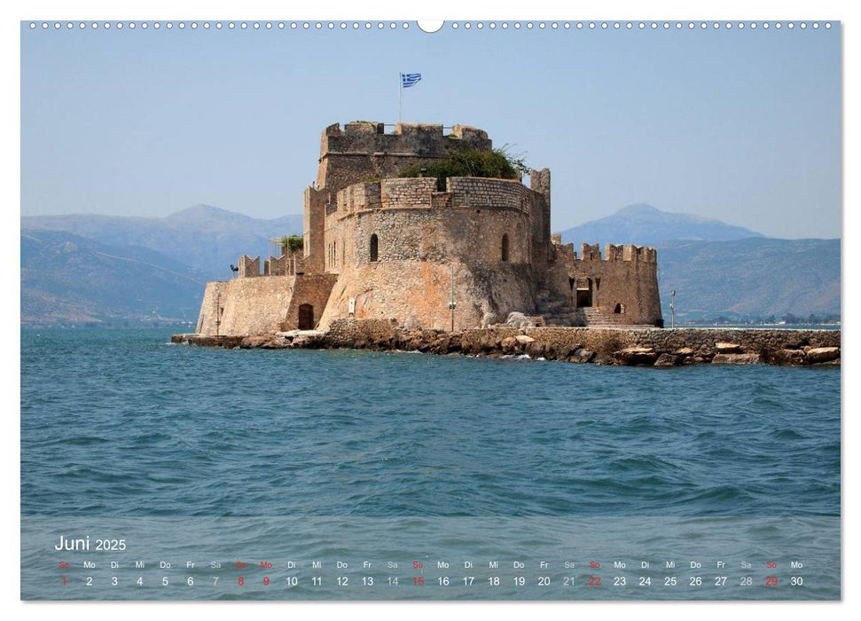 Nafplio – griechische Perle des Peloponnes (CALVENDO Wandkalender 2025)